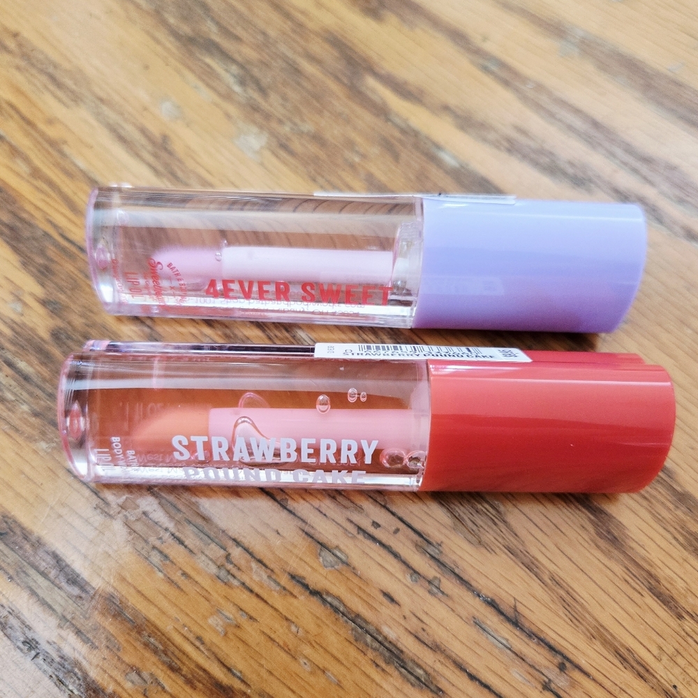 🛍BOGO 50% OFF🍓💋💄NWT‼️ Bath & Body Works Pair Of Lip Oils